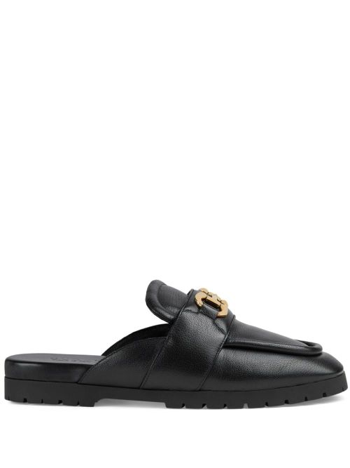Horsebit Leather Mules