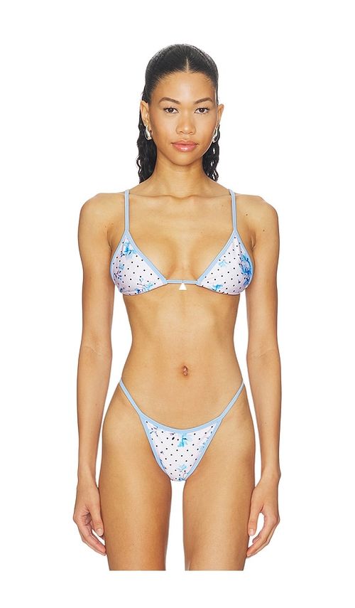 FAE Lumi Bikini Top in Baby Blue. - M also in L