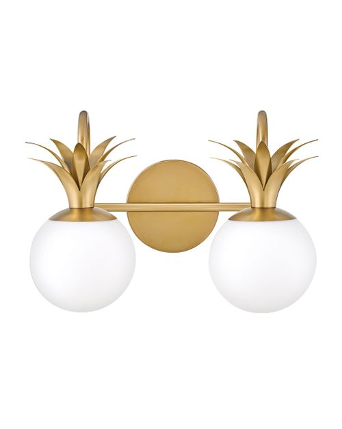 Heritage Brass LED Vanity from the Palma Collection