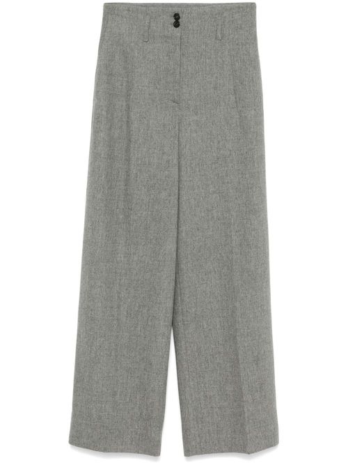 Wide-leg trousers - Grey