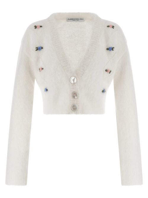 Carded Mohair Cardigan