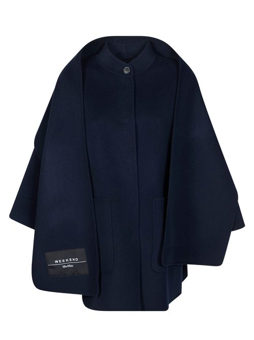Elegant Double-Breasted Wool Coat for Women