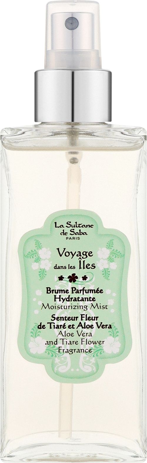 Spray corpo La Sultane De Saba Moisturizing Body Mist Tiare Flower and Aloe Vera