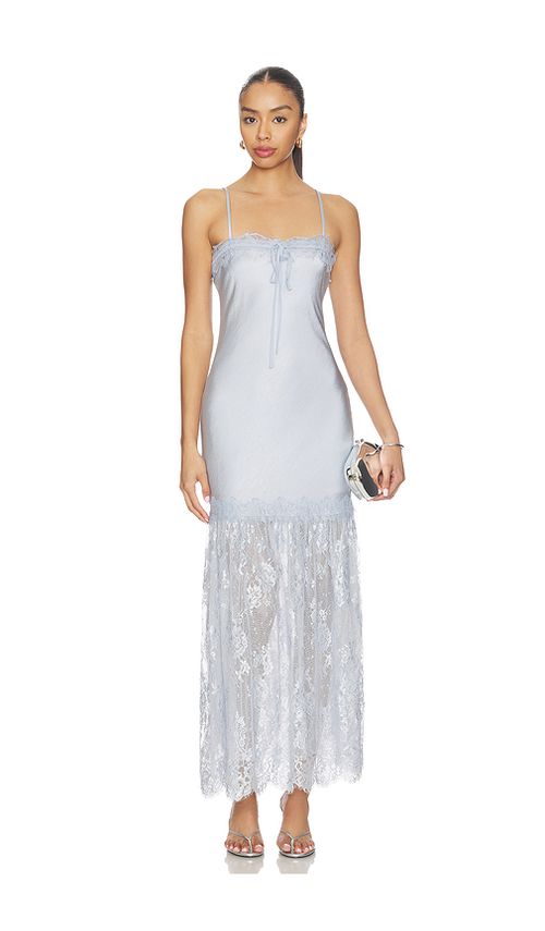 HEARTLOOM Peche Dress in Baby Blue. XS. Also in L, M