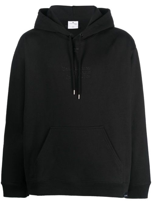 Hooded cotton sweatshirt - Black