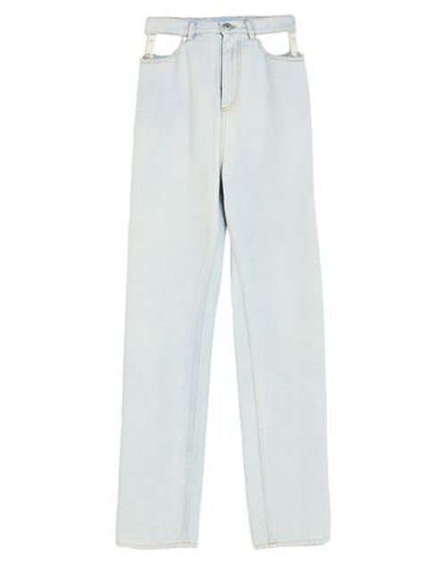 Maison Margiela Woman Jeans Blue Size 10 Cotton