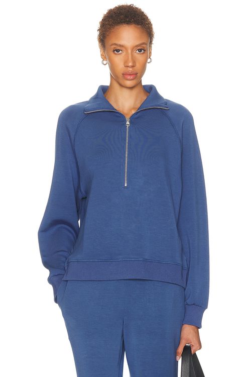 Varley SWEATSHIRT SELENE in Bijou Blue - Blue. XS also in L