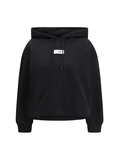 Cotton Hoodie — Black