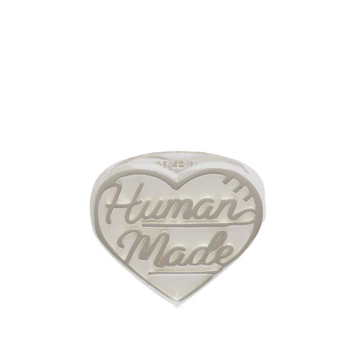 Men's Heart Ring in Silver