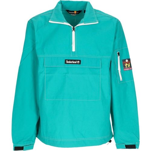 Men's Pull-On Windbreaker Hiking Anorak Columbia Blue