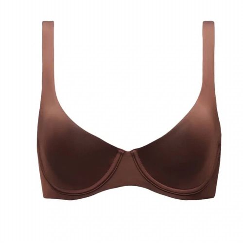 Women's Scoop Micro Bra In Brown Espresso