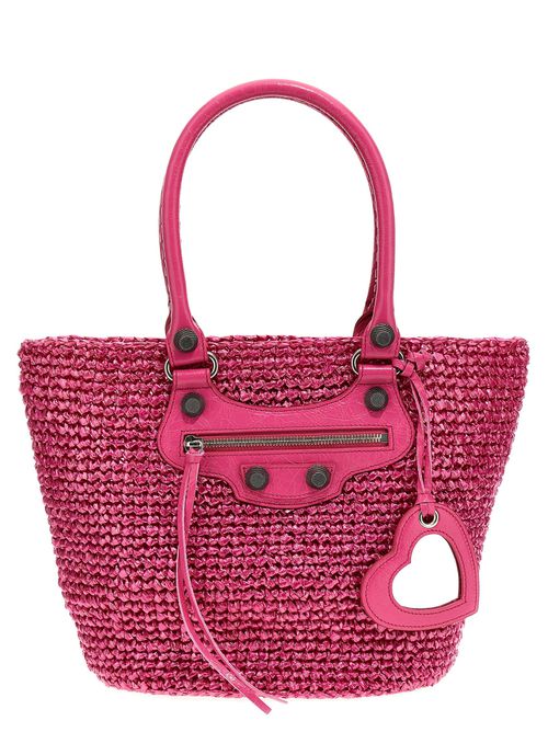 발렌시아가 여성 -Le Cagole Panier Tote Rosa-Donna 7861882AA195511