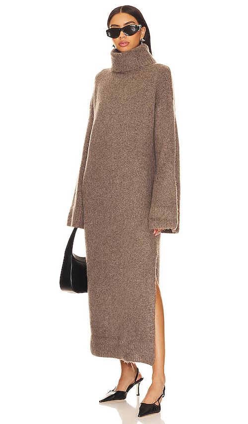 SNDYS Willow Sweater Dress in Grey. - XS also in XXS, S, M