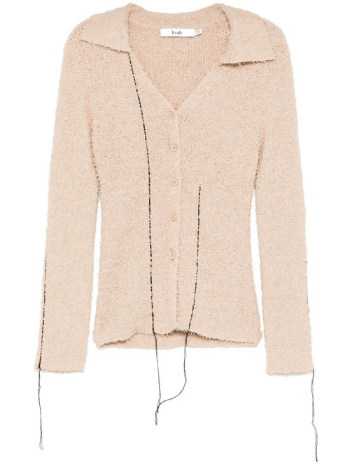 Textured cardigan - Neutrals