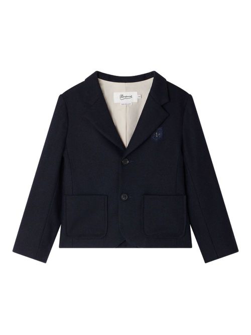 Gregoir patch-pocket blazer - Blue