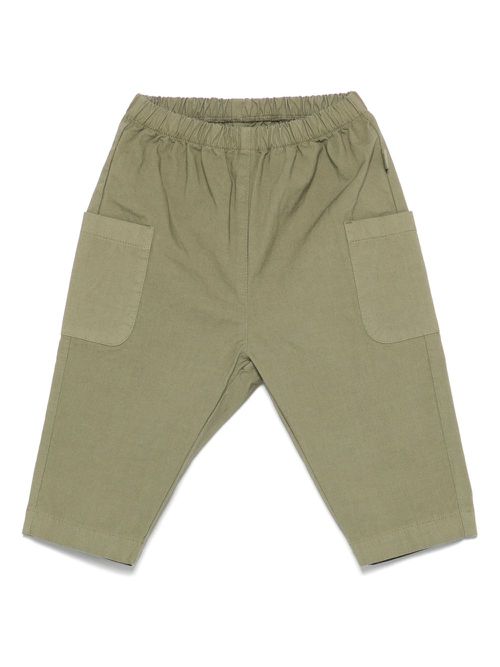 TEDDY & MINOU elasticated-waist trousers - Green