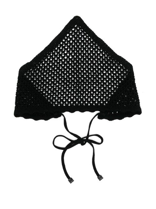 Knitted bonnet - Black