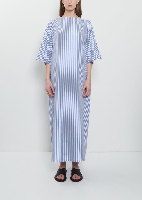 Meta Campania Collective Oona Batwing tripe Dress Light Blue ize