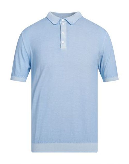 Man Sweater Sky blue Size XXL Cotton