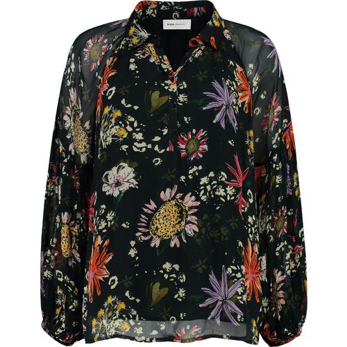 Pom Amsterdam Flower Love Top - Black