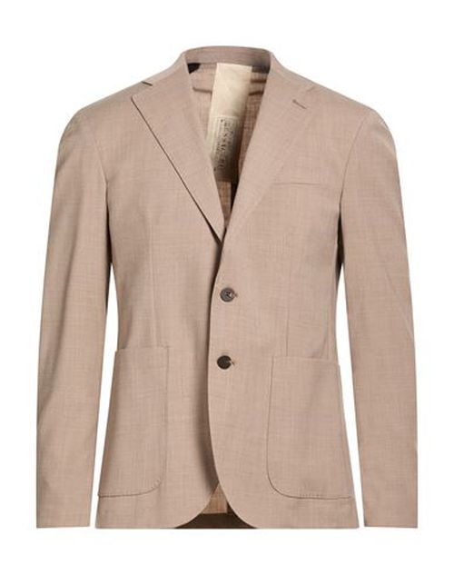 Man Blazer Light grey Size 40 Wool, Polyester, Lycra