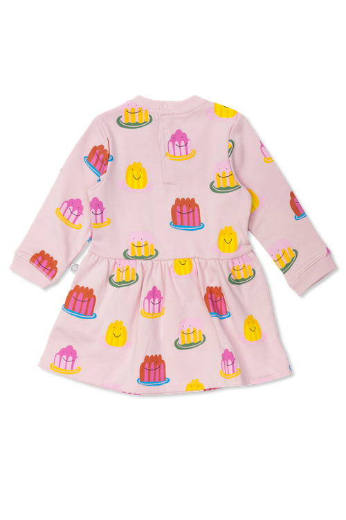 Dress With Colourful Print, Unisex, Pink