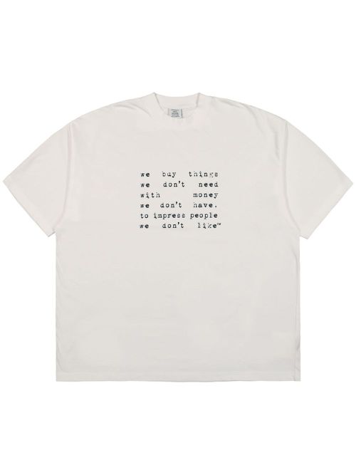 We Buy Things T-shirt - White