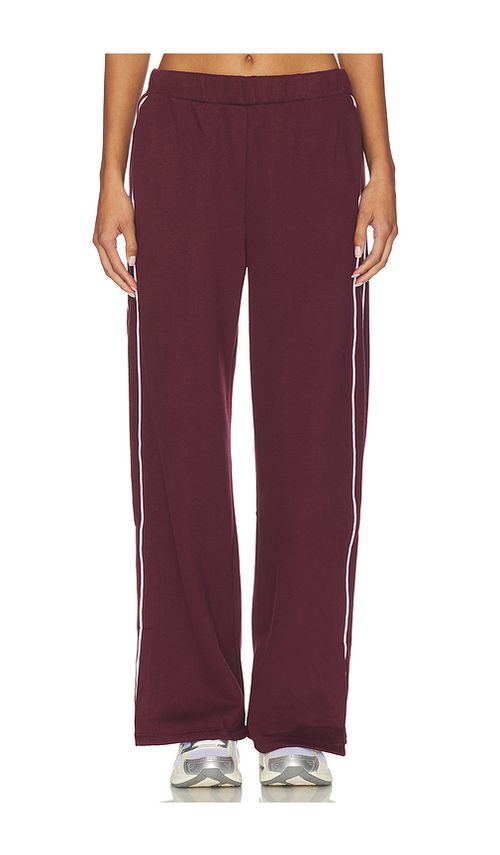 Beyond yoga pantalón piper en color burgundy XS también en L, M