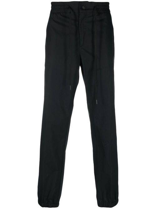 Logo-patch trousers - Black
