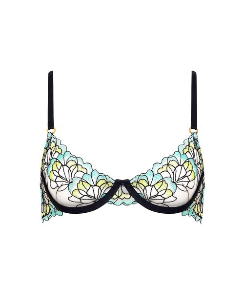 Bluebella Serena Wired Bra Mint/Lemon/Black