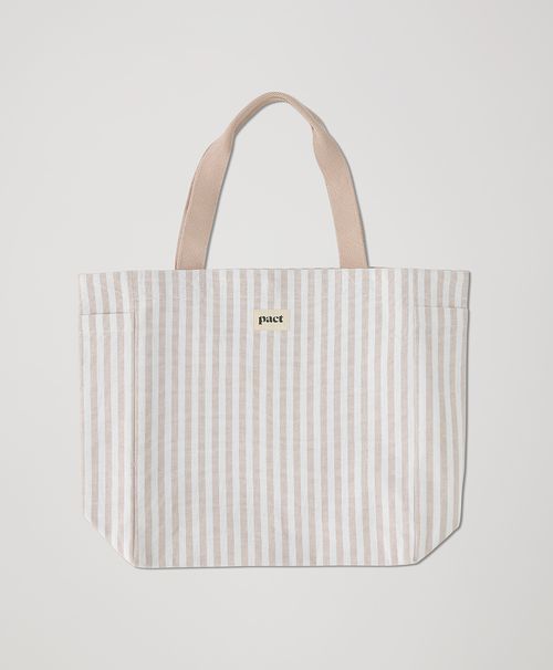 Women's Rockport Stripe Organic Cotton Beach Bag