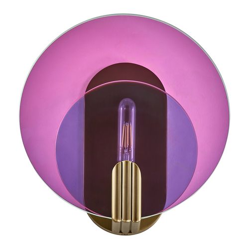 Winter Brass Wall Sconce from the Optics Collection
