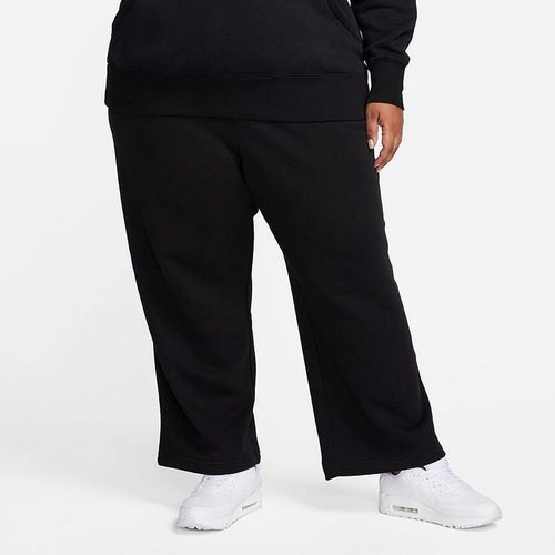 Sportswear Club Fleece Sweatpants Womens Black Mid-Rise Wide Leg FTS395