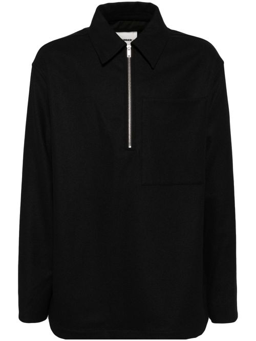 Zip-up sweatshirt - Black