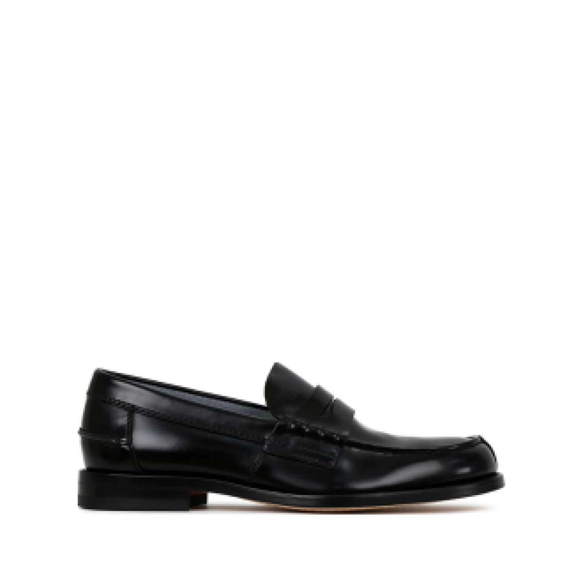 Black Leather Loafers