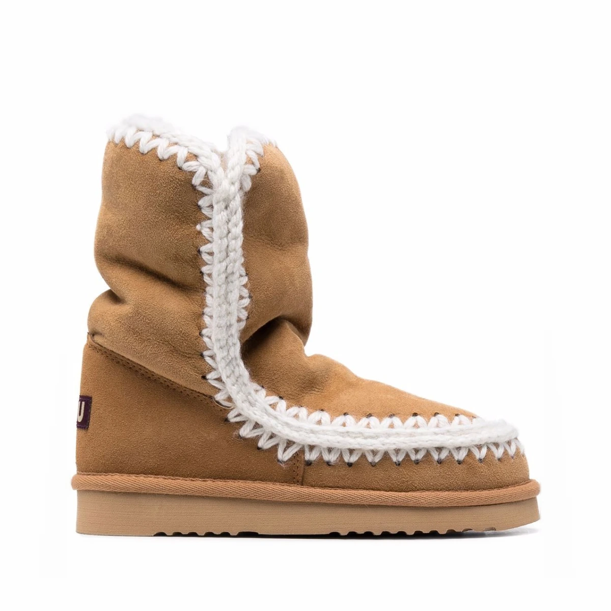 Shearling-lined boots - Brown