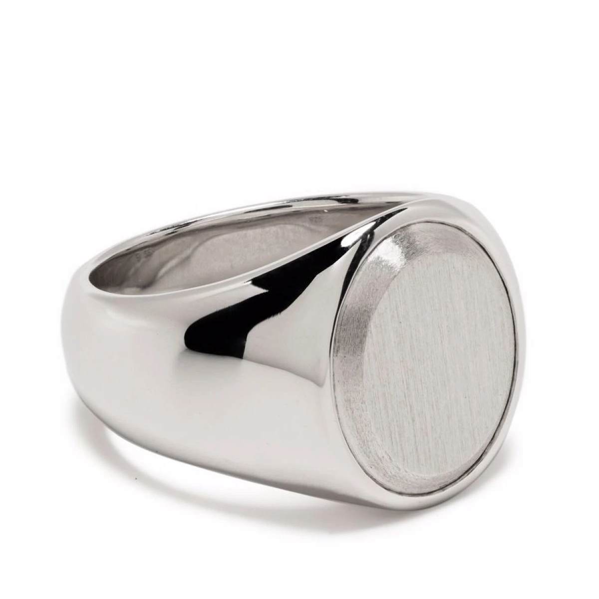 Oval Silver Top ring