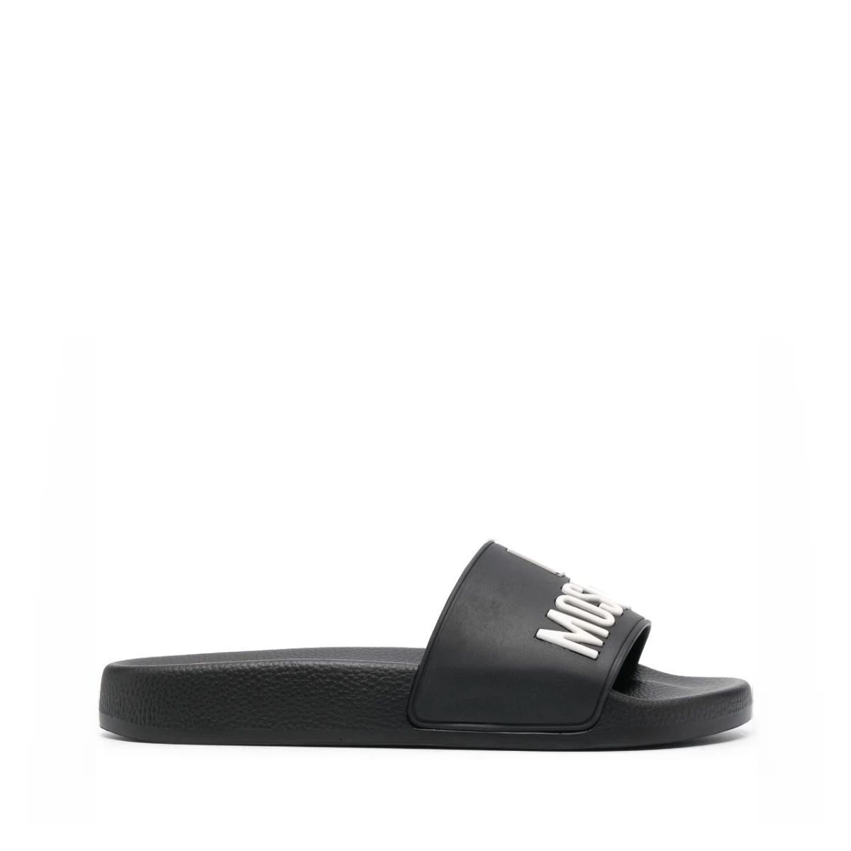 3D-logo flat slides - Black