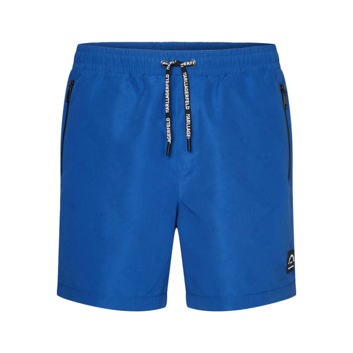 Logo-print swim shorts - Blue