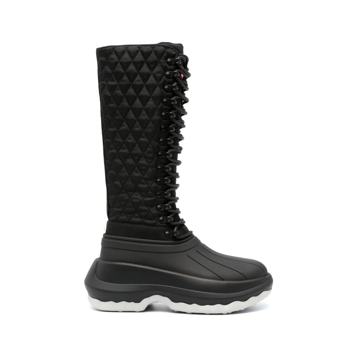 X Hunter Tall 70mm lace-up boots - Black