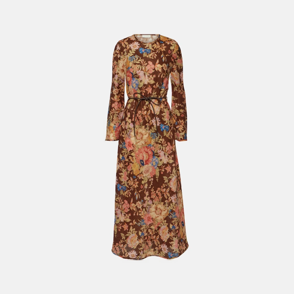 Zimmermann August floral linen maxi dress