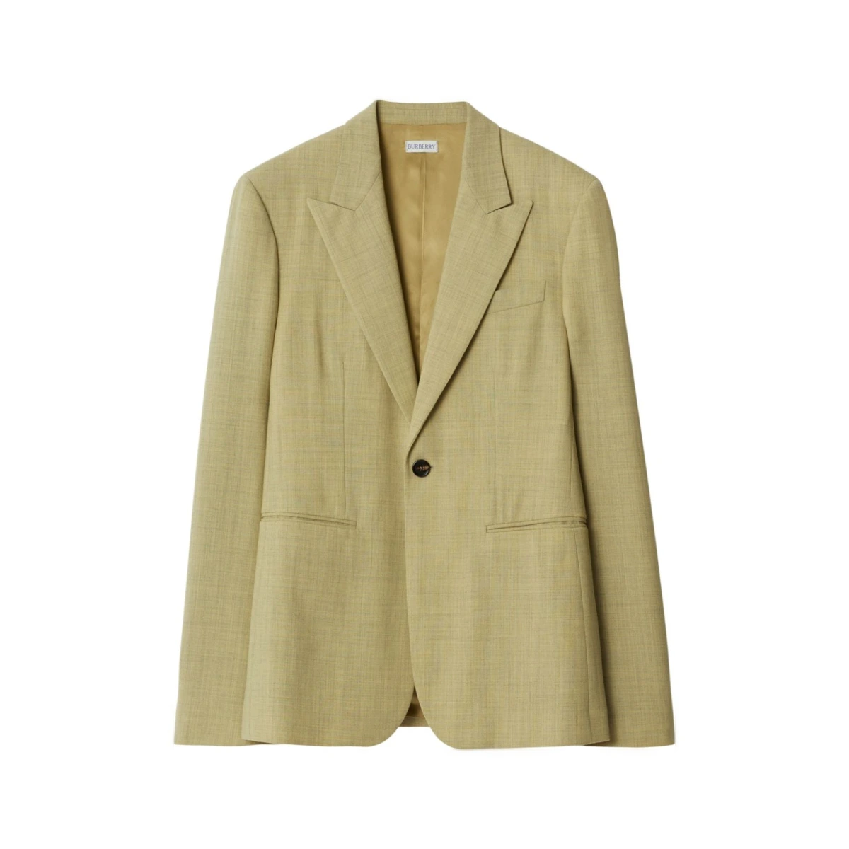 Tailored wool blazer - Green