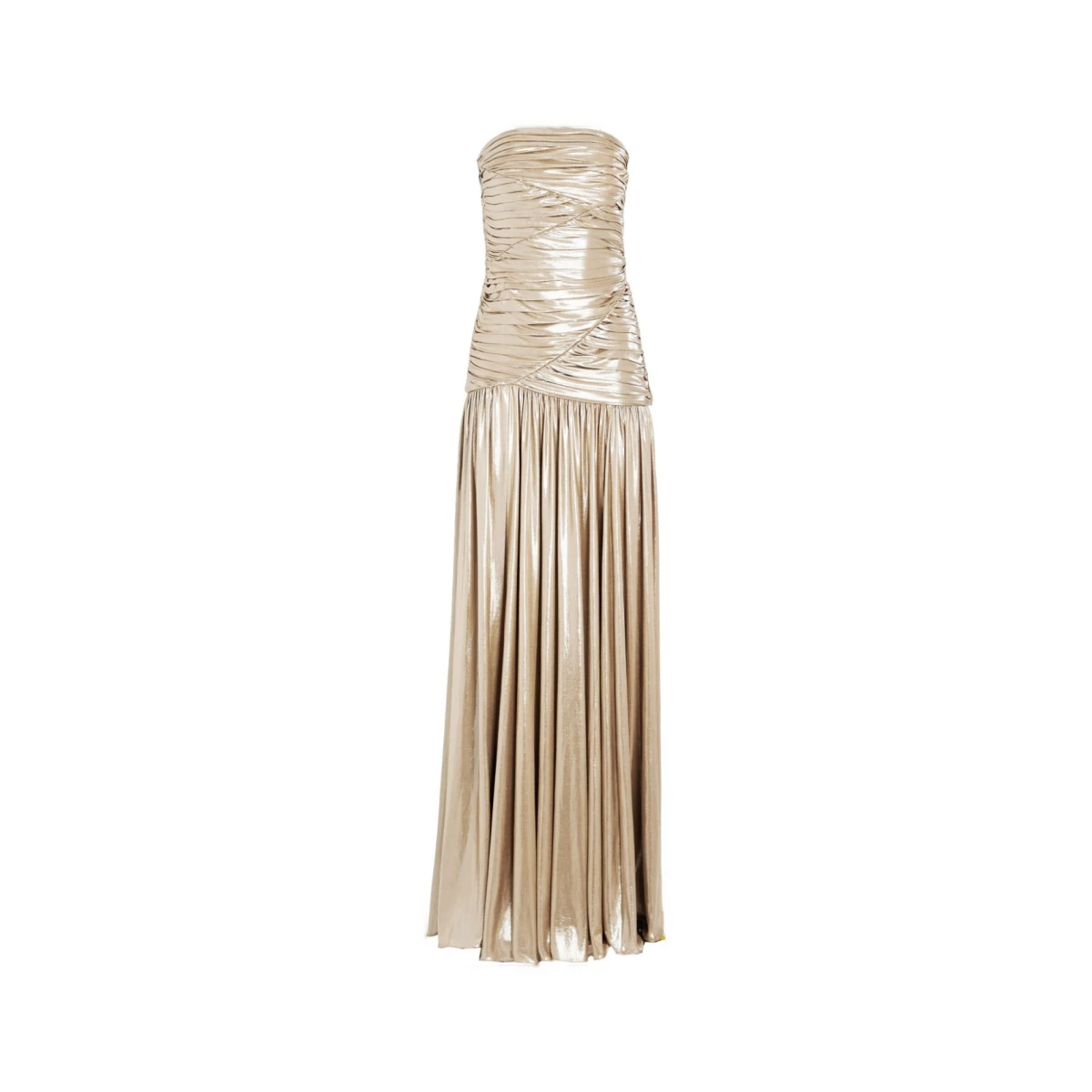 Josie bandeau maxi dress - Gold