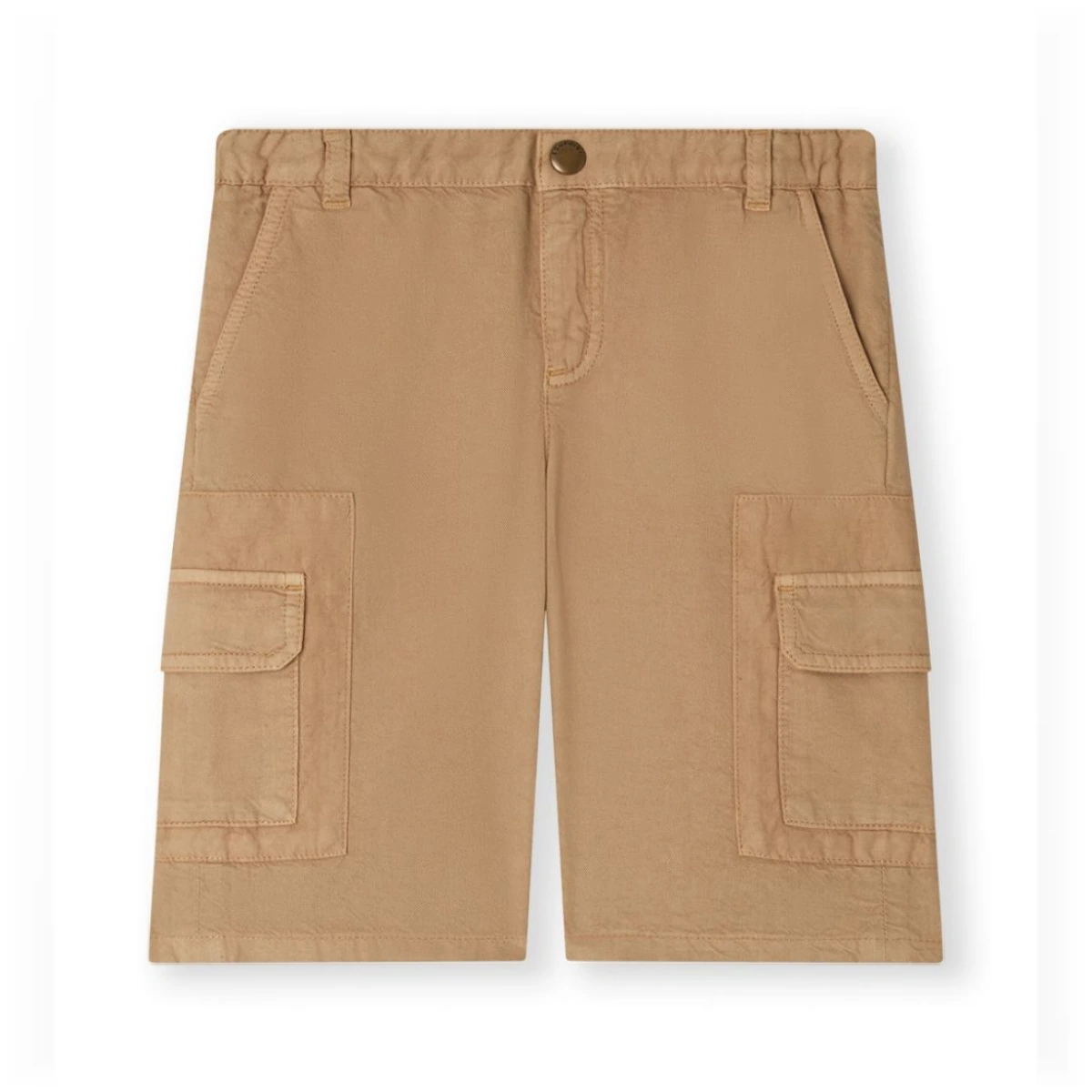 Florent flap-pocket shorts - Brown