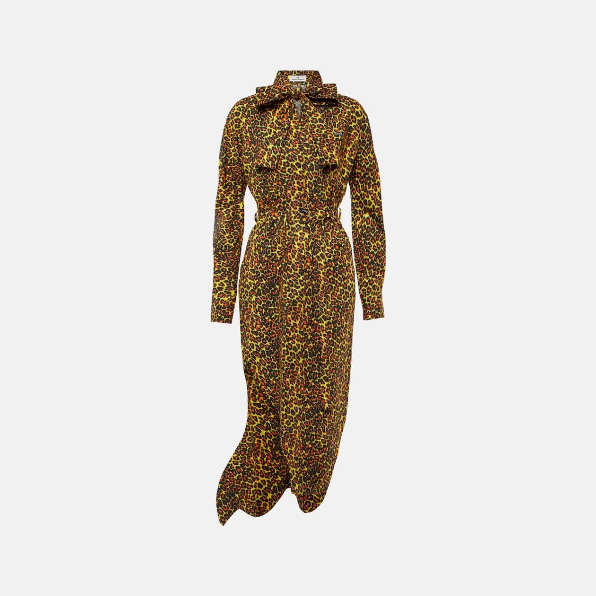 Vivienne Westwood Leopard-print cotton maxi dress