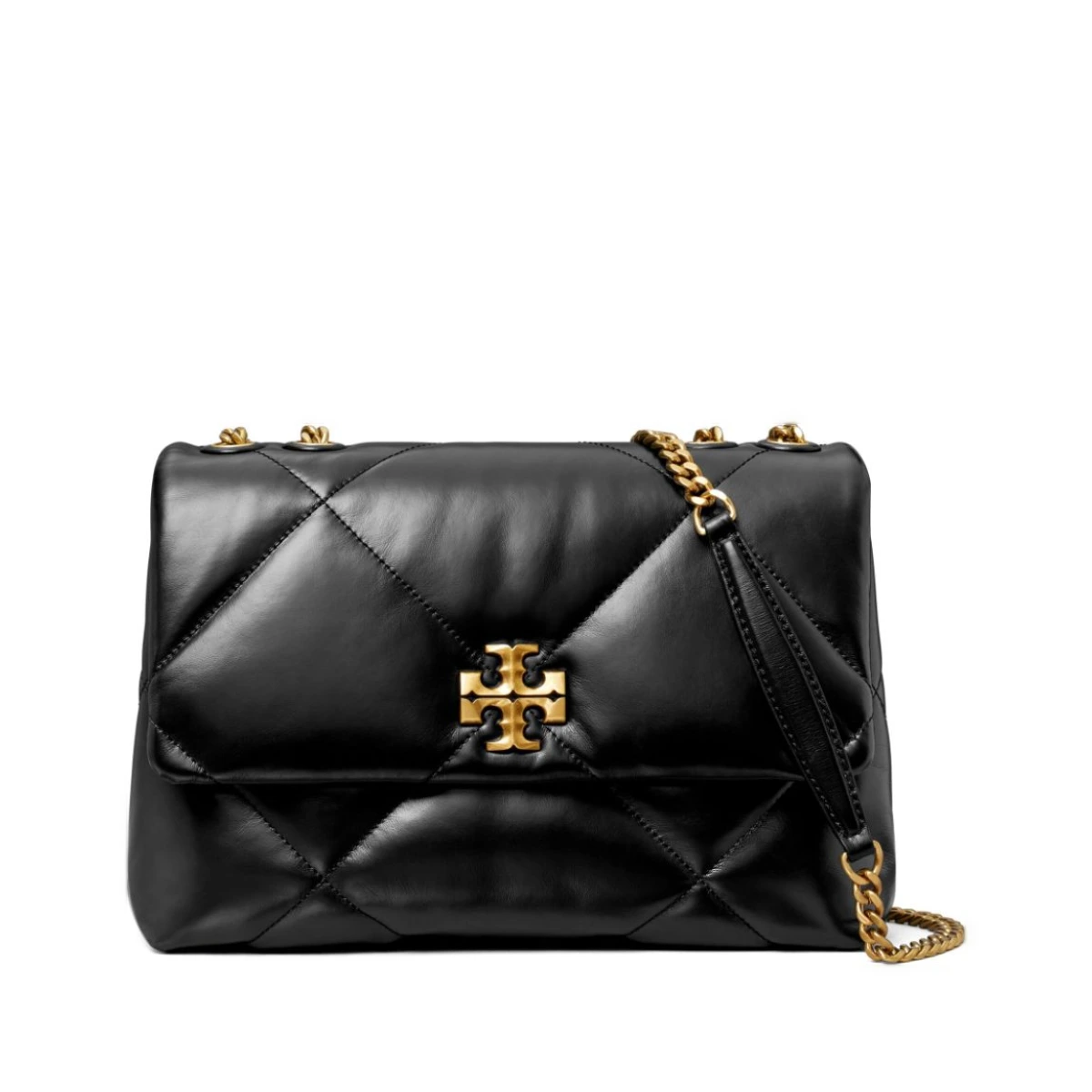 Kira quilted shoulder bag - Black