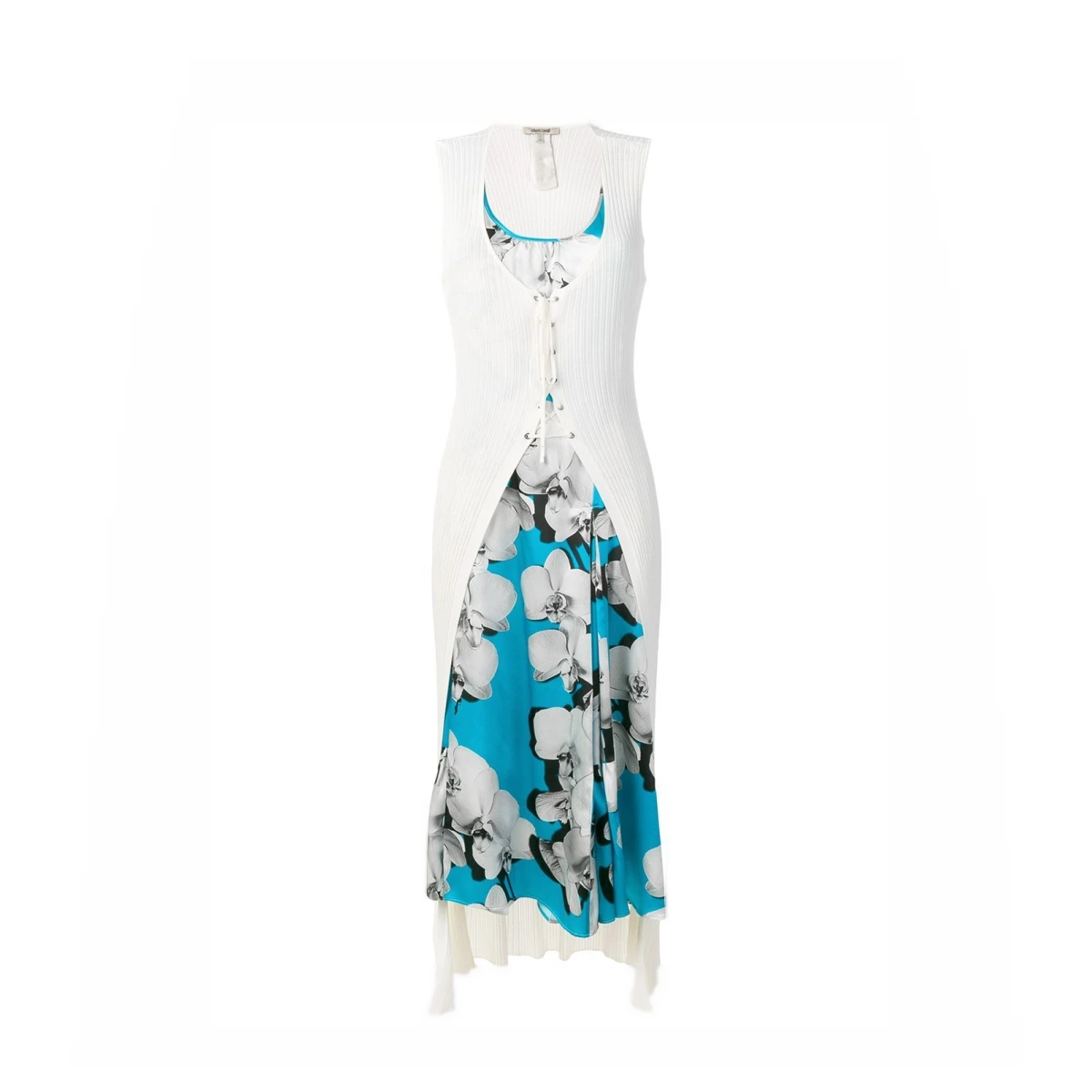 Hybrid cardigan dress - Blue