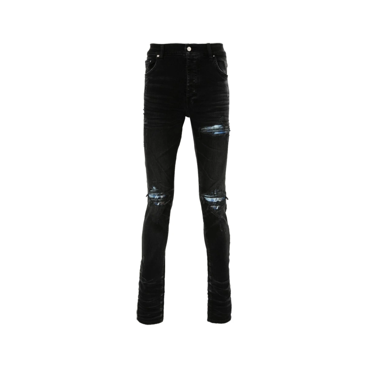 Plaid MX1 mid-rise skinny jeans - Black