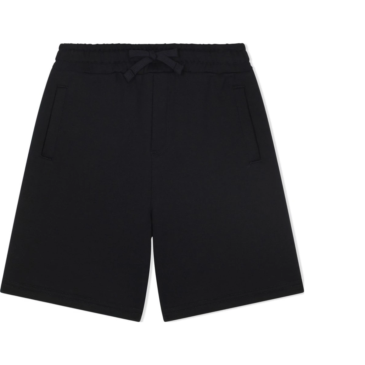 Heraldic patch bermuda shorts - Black