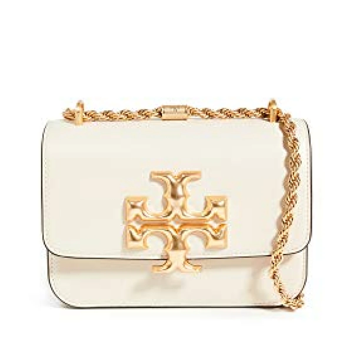 Tory Burch Women's Small Eleanor Convertible Shoulder Bag, New Cream, Off White, One Size
